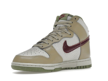 Nike Dunk High Tumbled Tan White Brown (Women's)