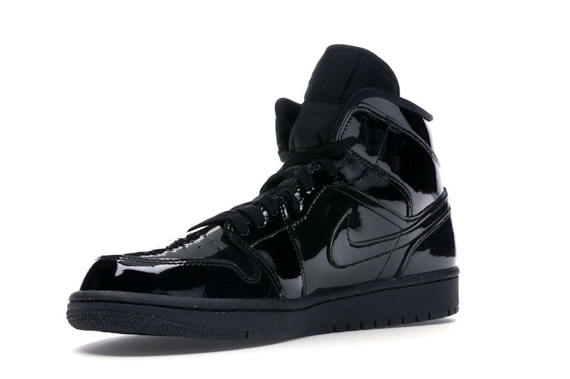 Jordan 1 Mid SE Triple Black Patent (Women's)
