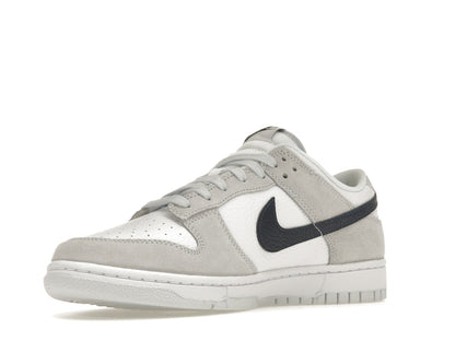 Nike Dunk Low White Grey Navy Aqua Mini Swoosh