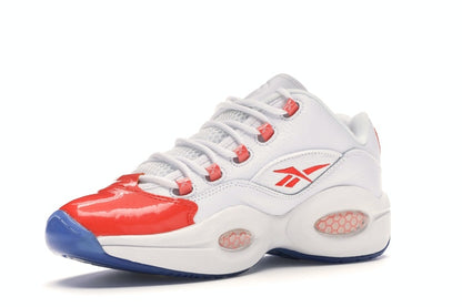 Reebok Question Low Patent Toe Orange