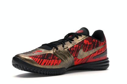 Nike KB Mentality Black Metallic Gold Chilling Red