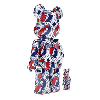 Bearbrick x Grateful Dead (Steal Your Face) 100% & 400% Set