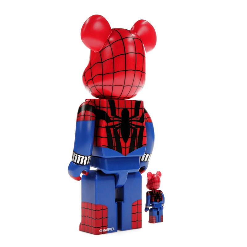 Bearbrick x Marvel Spider-Man (Ben Reilly) 100% & 400% Set