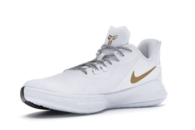 Nike Mamba Fury White Metallic Gold