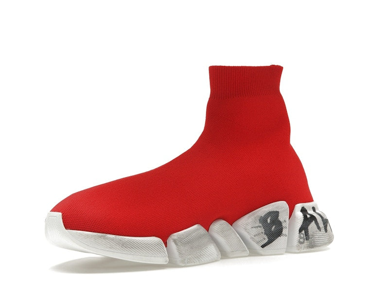 Balenciaga Speed 2.0 Graffiti Red White