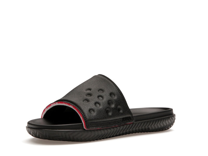 Jordan Play Slide Black University Red