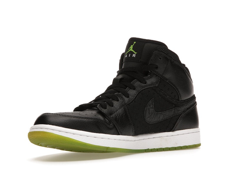 Jordan 1 Phat Black Action Green