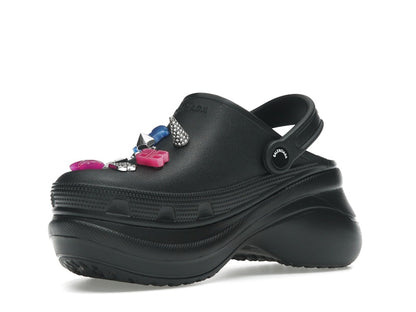 Balenciaga x Crocs Mule Black Multicolor Jibbitz (Women's)