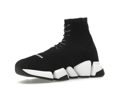 Balenciaga Speed 2.0 Lace Up Black White