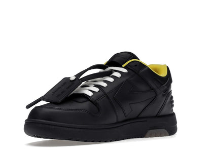 OFF-WHITE Out Of Office "OOO" Low Tops For Walking Black Yellow
