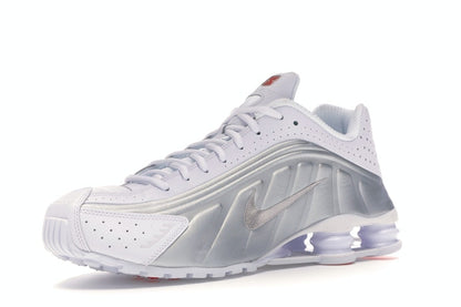 Nike Shox R4 White Metallic Silver