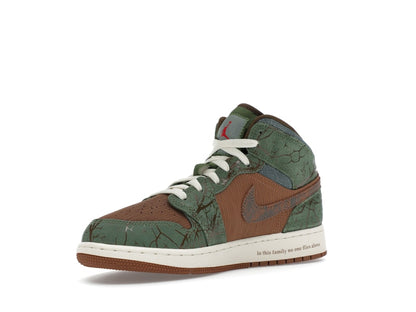 Jordan 1 Mid Treeline (GS)