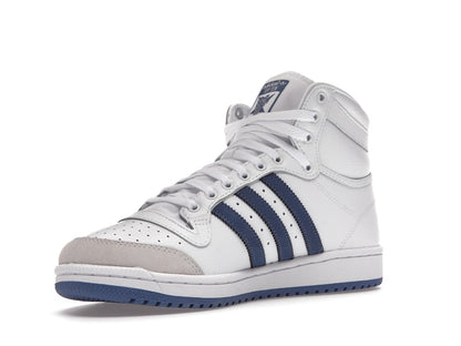 adidas Top Ten White Crew Blue