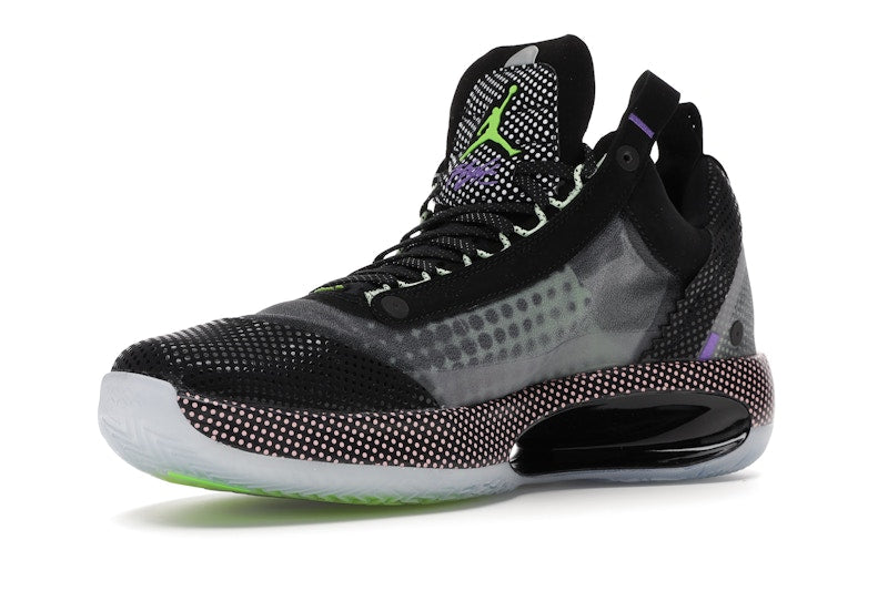 Jordan XXXIV Low Black Vapor Green Bleached Coral