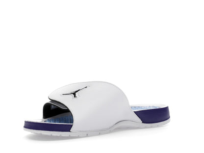 Jordan Hydro 5 Retro Slide White New Emerald Grape Ice Black