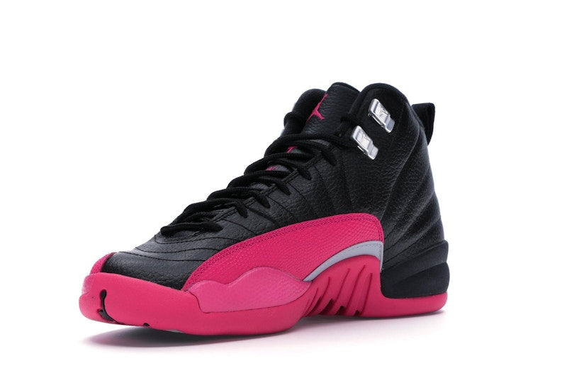 Jordan 12 Retro Black Deadly Pink (GS)