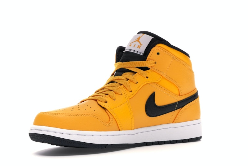 Jordan 1 Mid University Gold Black