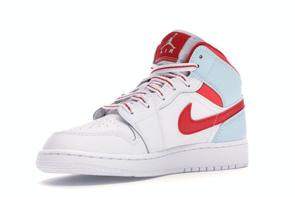 Jordan 1 Mid White Topaz Mist (GS)