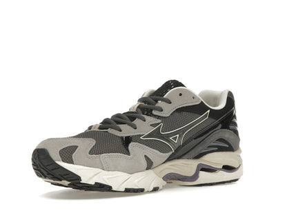 Mizuno Wave Rider 10 Dark Grey Lime Yellow