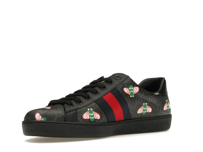 Gucci Ace Bee Print Black