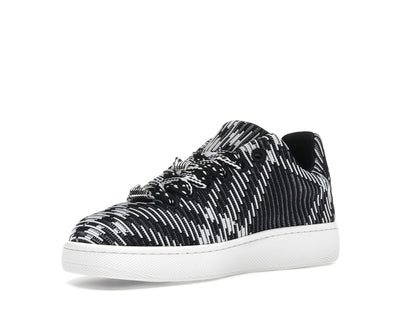 Burberry Check Knit Box Sneaker Black White (Women's)