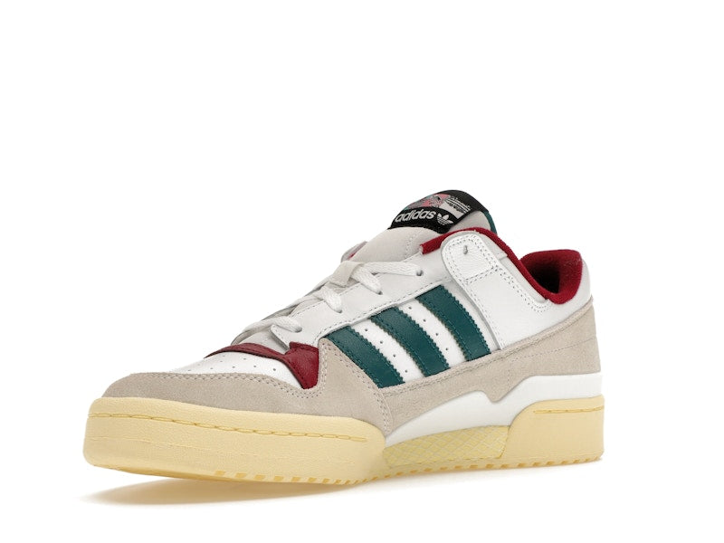 adidas Forum Low White Teal Burgundy