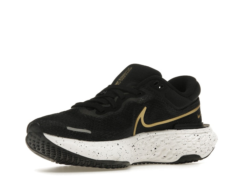 Nike ZoomX Invincible Run Flyknit Black Metallic Gold (Women's)