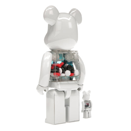 Bearbrick PiL 100% & 400% Set Chrome Ver.