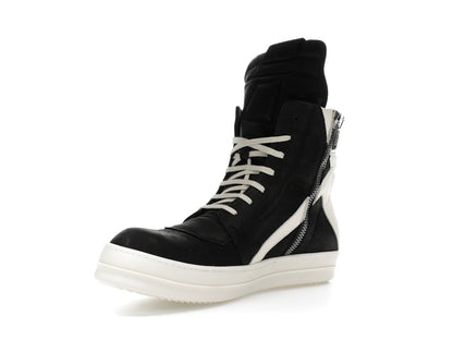 Rick Owens Geobasket High Black Milk