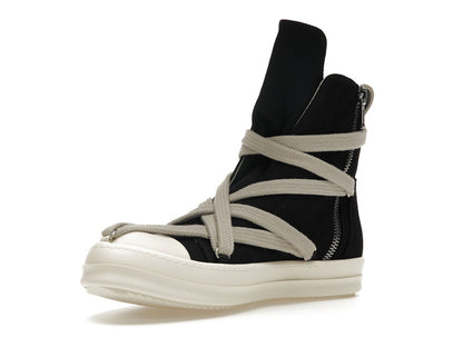 Rick Owens DRKSHDW Hexa High Black Pearl Milk Fat Lace