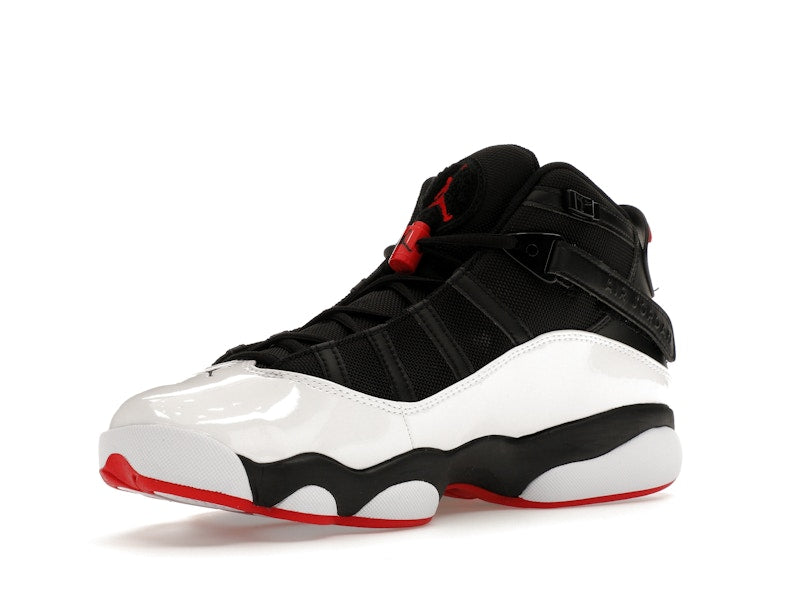 Jordan 6 Rings Black White Varsity Red