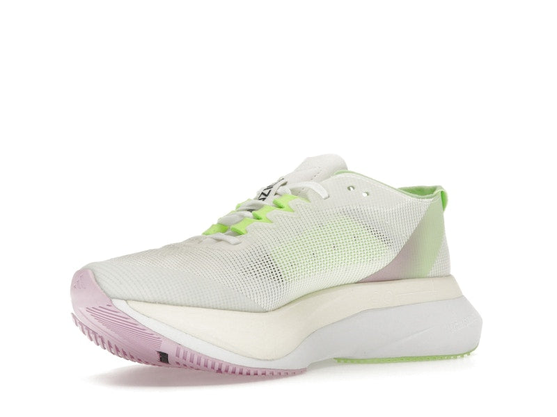 adidas Adizero Boston 12 Cloud White Core Black Green Spark