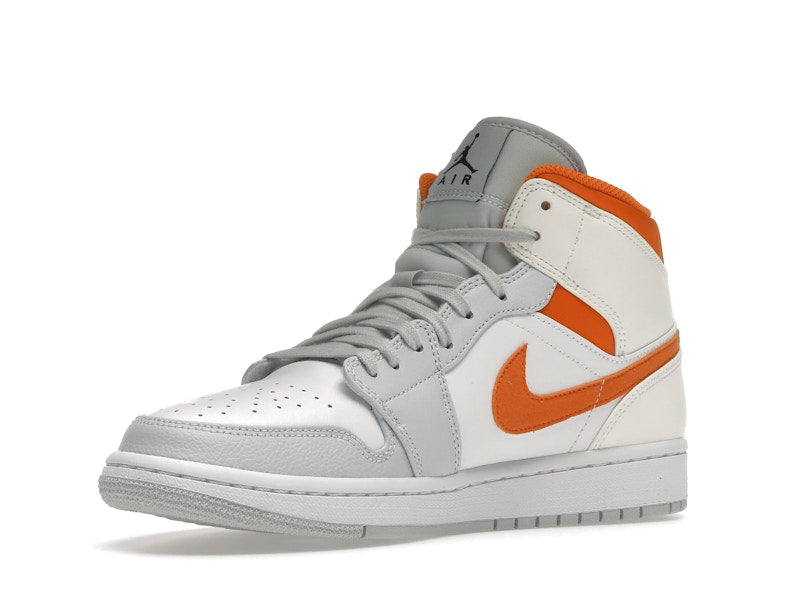 Jordan 1 Mid Starfish Pure Platinum