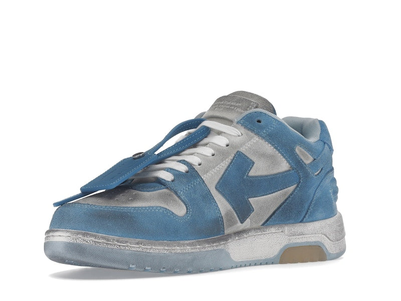 OFF-WHITE OOO Low Out Of Office Suede White Light Blue