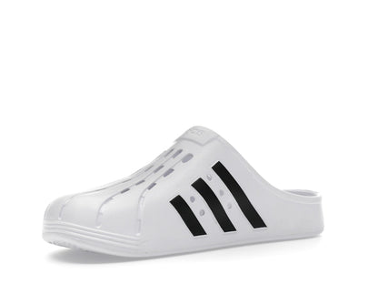 adidas Adilette Clog White Black