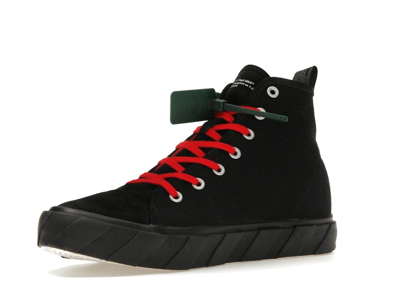 OFF-WHITE Vulcanized Hi Canvas Black Red