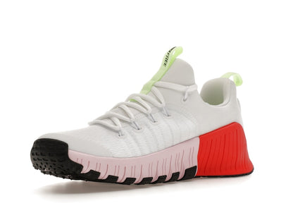 Nike Free Metcon 6 White Barely Volt Bright Crimson Pink Foam (Women's)