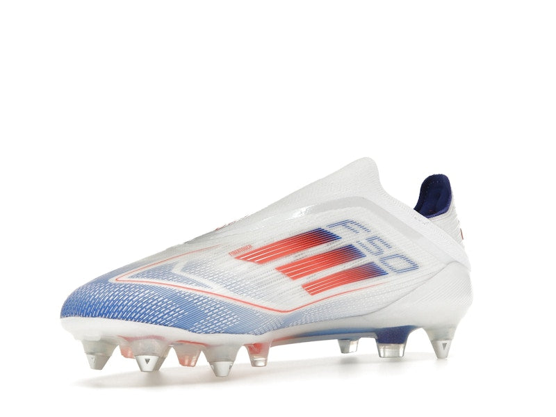 adidas F50 Elite Laceless SG Cloud White Solar Red Lucid Blue