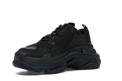 Balenciaga Triple S Triple Black (2018) Reissue Nondistressed (Women's)