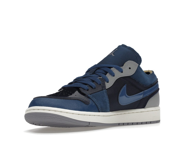 Jordan 1 Low SE Craft Obsidian French Blue Ashen Slate White