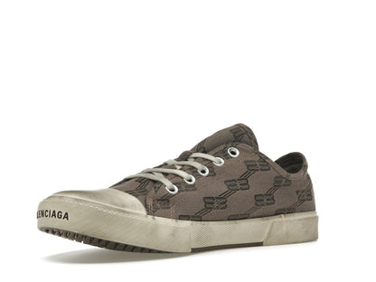 Balenciaga Paris Low 'BB Monogram Dark Mink Grey
