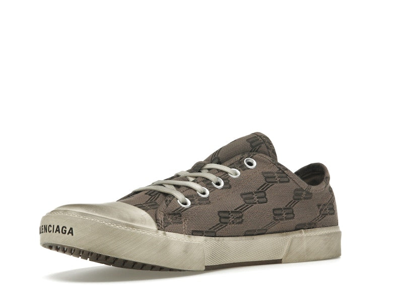 Balenciaga Paris Low 'BB Monogram Dark Mink Grey