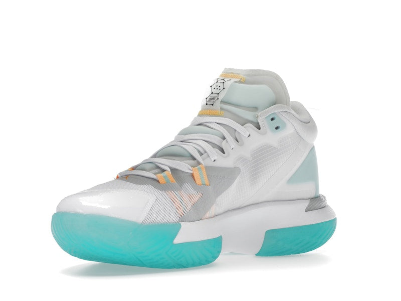 Jordan Zion 1 White Dynamic Turquoise