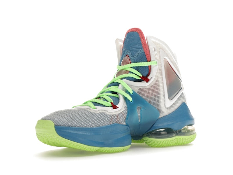 Nike LeBron 19 Dutch Blue Lime Glow (GS)
