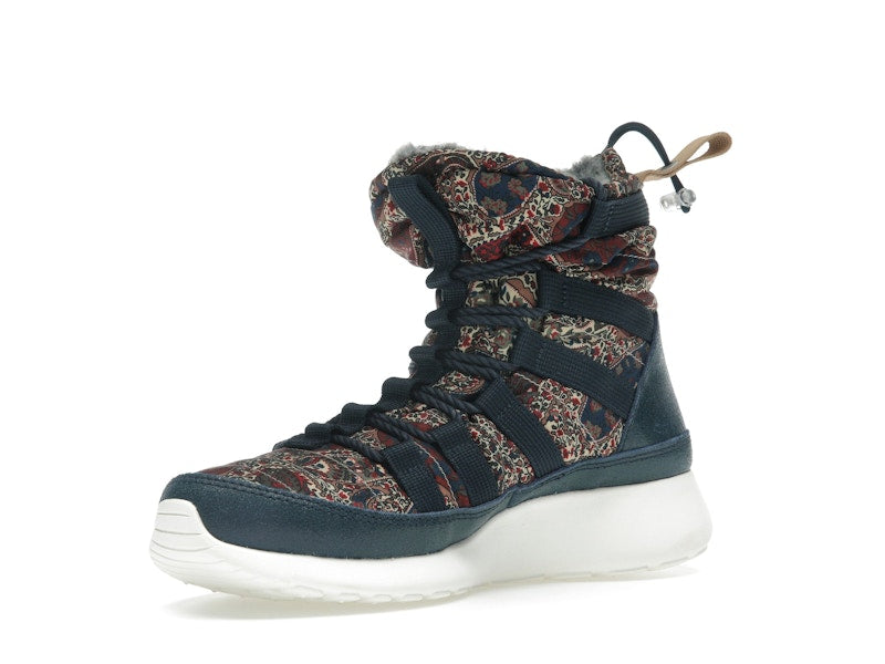 Nike Roshe Run Hi Sneakerboot QS Liberty of London Armory Navy (Women's)