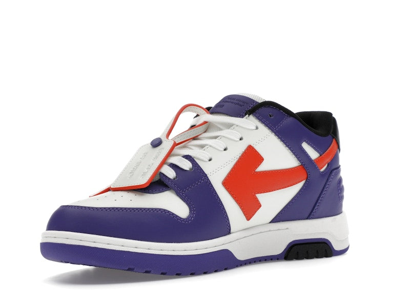 OFF-WHITE Out Of Office OOO Low Tops White Purple Orange