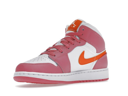 Jordan 1 Mid Pinksicle Safety Orange (GS)