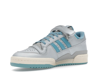 adidas Forum 84 Low Silver Metallic Preloved Blue Grey Two