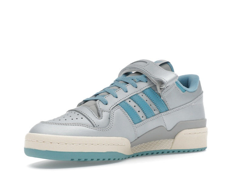 adidas Forum 84 Low Silver Metallic Preloved Blue Grey Two