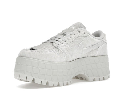 Jordan 1 Low Brooklyn Light Bone Metallic Silver (Women's)